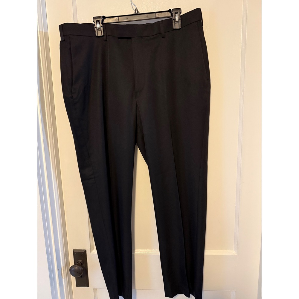 Perry Ellis Portfolio Dress Pants Mens 38x30 Black NEW Modern Fit 59SB0044 001